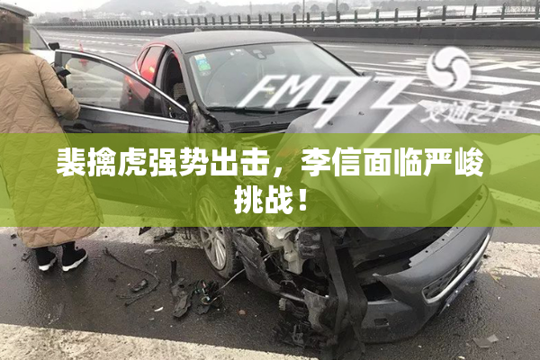 裴擒虎强势出击，李信面临严峻挑战！