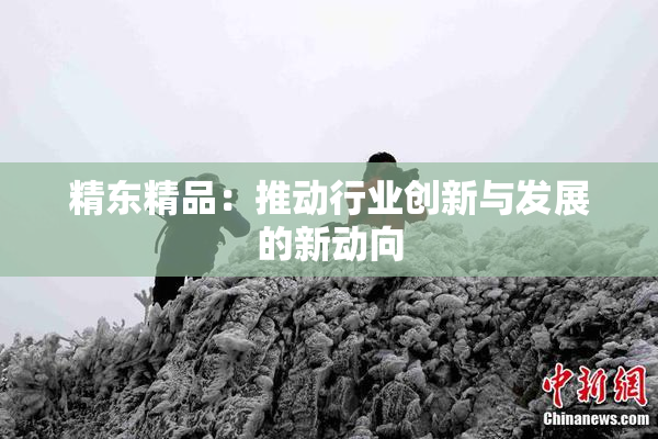 精东精品：推动行业创新与发展的新动向