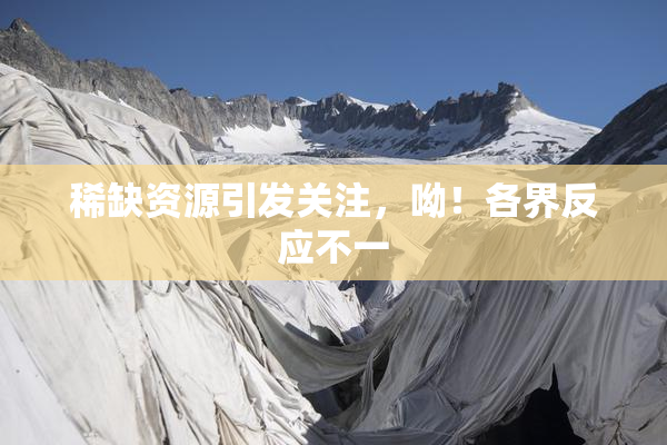 稀缺资源引发关注，呦！各界反应不一