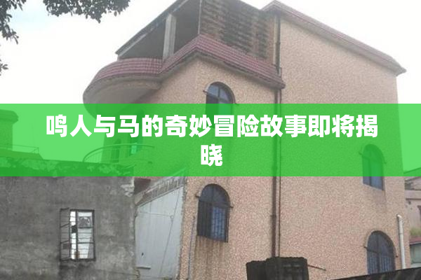 鸣人与马的奇妙冒险故事即将揭晓