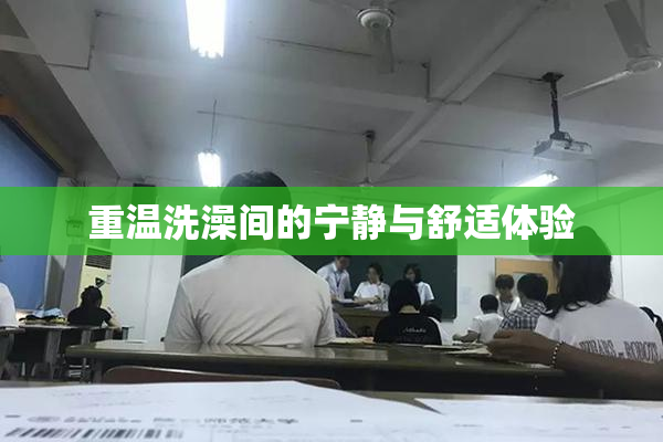 重温洗澡间的宁静与舒适体验