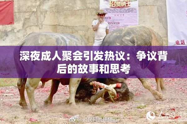 深夜成人聚会引发热议：争议背后的故事和思考
