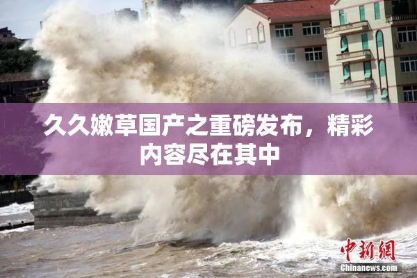 久久嫩草国产之重磅发布，精彩内容尽在其中