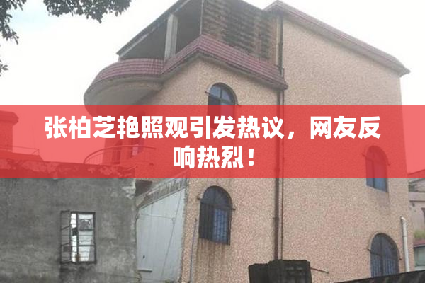 张柏芝艳照观引发热议，网友反响热烈！