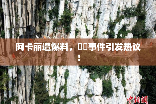 阿卡丽遭爆料，❌‌事件引发热议！