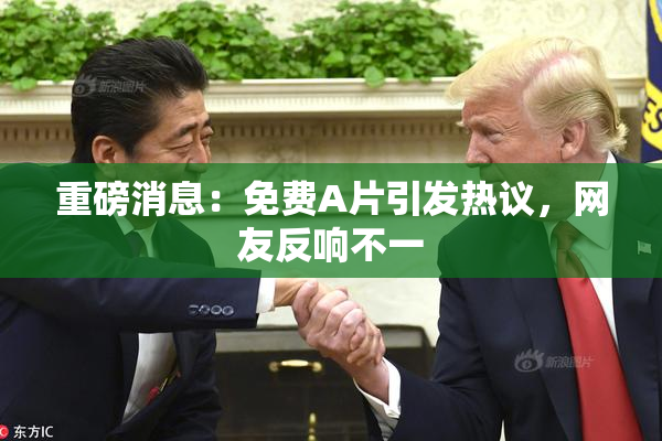 重磅消息：免费A片引发热议，网友反响不一