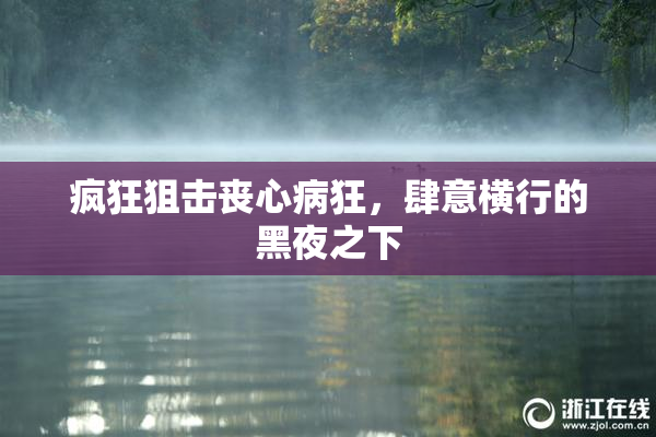 疯狂狙击丧心病狂，肆意横行的黑夜之下