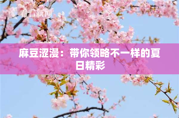 麻豆涩漫：带你领略不一样的夏日精彩