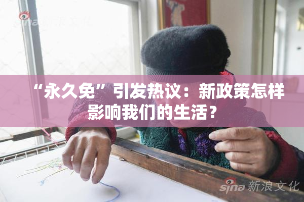 “永久免”引发热议：新政策怎样影响我们的生活？