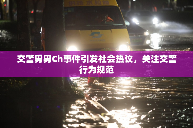 交警男男Ch事件引发社会热议，关注交警行为规范