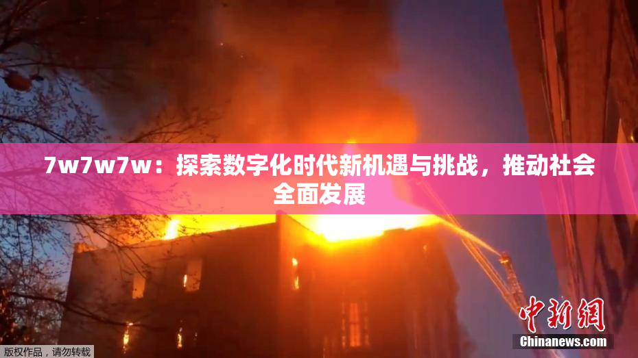 7w7w7w：探索数字化时代新机遇与挑战，推动社会全面发展