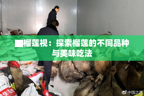 ▇榴莲视：探索榴莲的不同品种与美味吃法