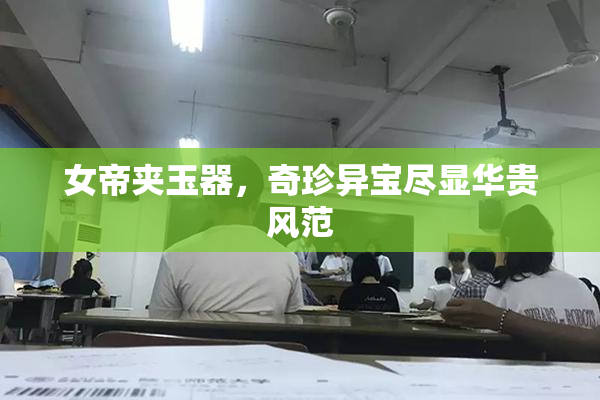女帝夹玉器，奇珍异宝尽显华贵风范