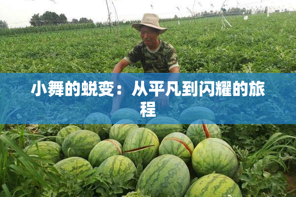 小舞的蜕变：从平凡到闪耀的旅程