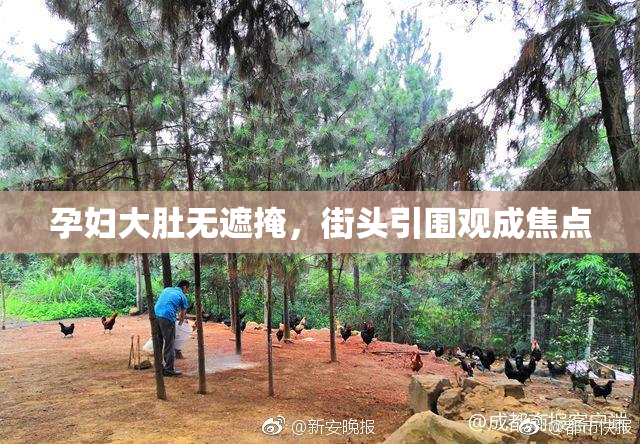 孕妇大肚无遮掩，街头引围观成焦点