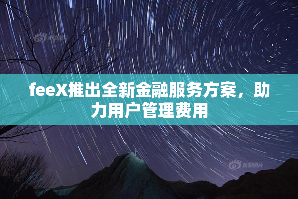 feeX推出全新金融服务方案，助力用户管理费用
