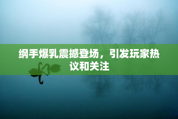 纲手爆乳震撼登场，引发玩家热议和关注