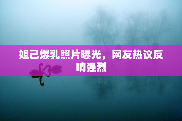 妲己爆乳照片曝光，网友热议反响强烈