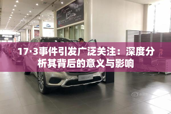 17·3事件引发广泛关注：深度分析其背后的意义与影响