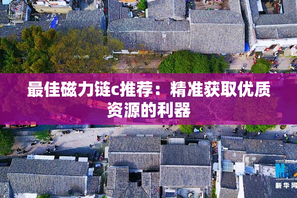 最佳磁力链c推荐：精准获取优质资源的利器