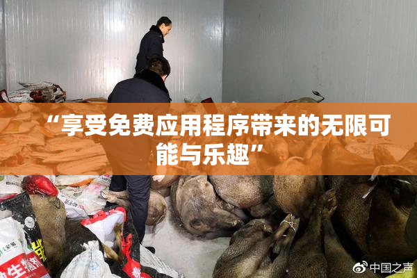 “享受免费应用程序带来的无限可能与乐趣”