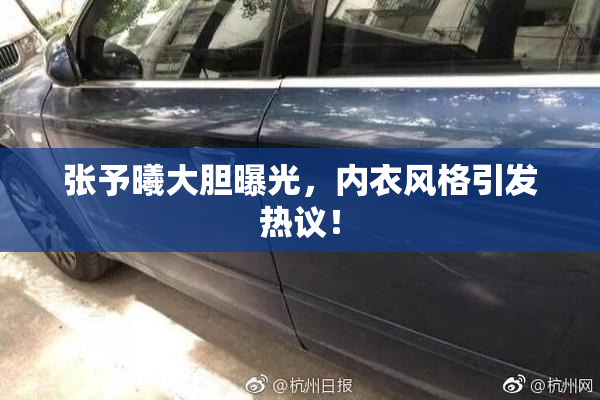 张予曦大胆曝光，内衣风格引发热议！