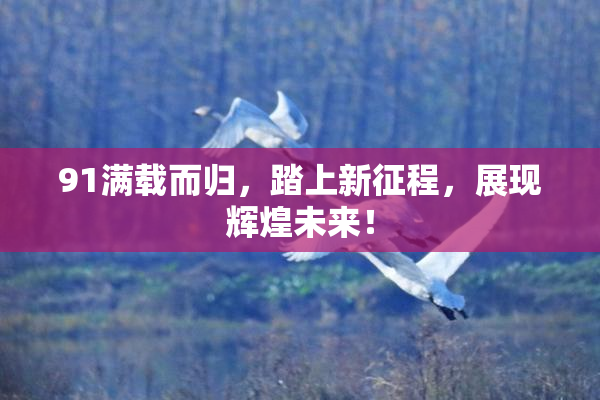 91满载而归，踏上新征程，展现辉煌未来！