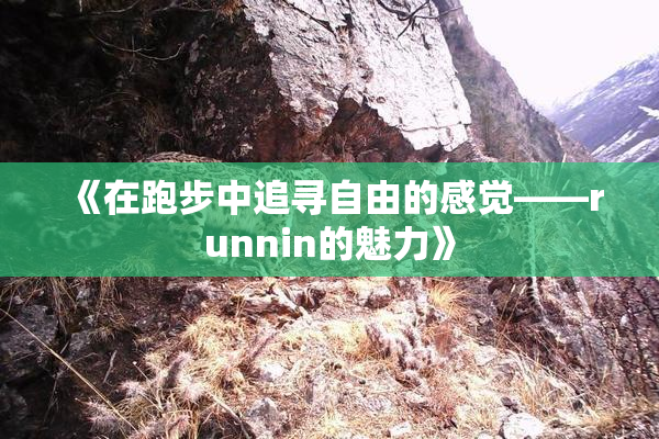 《在跑步中追寻自由的感觉——runnin的魅力》