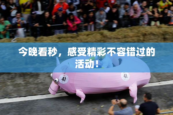 今晚看秒，感受精彩不容错过的活动！