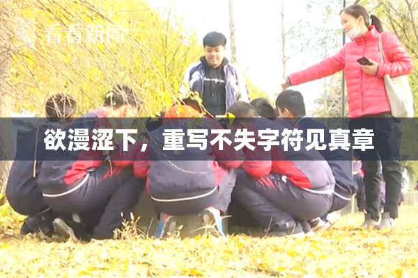 欲漫涩下，重写不失字符见真章