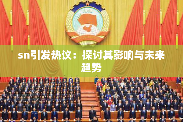 sn引发热议：探讨其影响与未来趋势