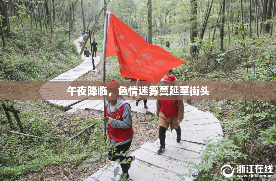 午夜降临，色情迷雾蔓延至街头