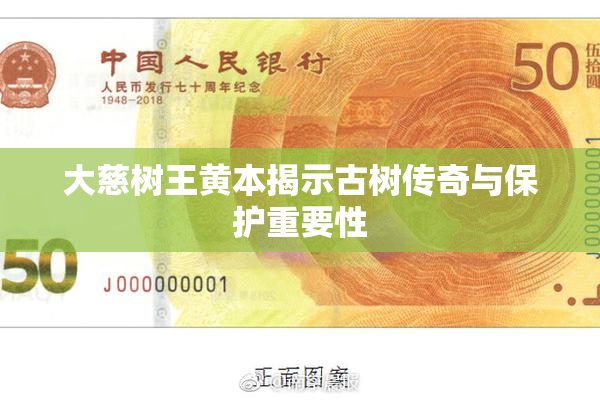 大慈树王黄本揭示古树传奇与保护重要性