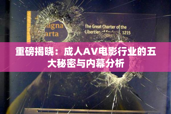 重磅揭晓：成人AV电影行业的五大秘密与内幕分析