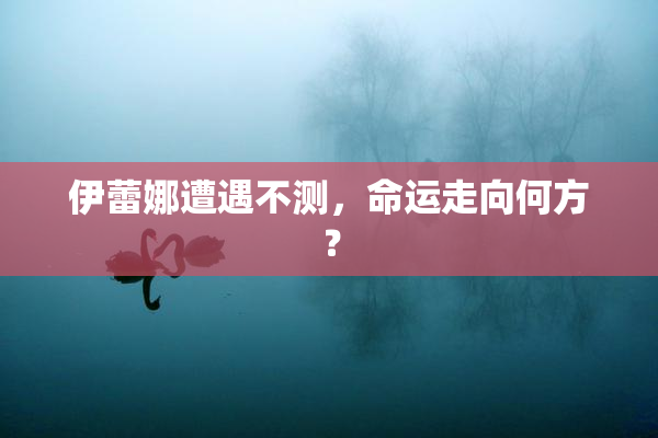 伊蕾娜遭遇不测，命运走向何方？