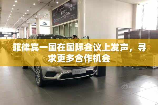 菲律宾一国在国际会议上发声，寻求更多合作机会