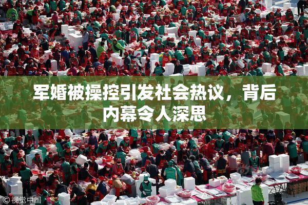 军婚被操控引发社会热议，背后内幕令人深思