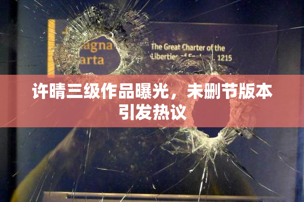许晴三级作品曝光，未删节版本引发热议