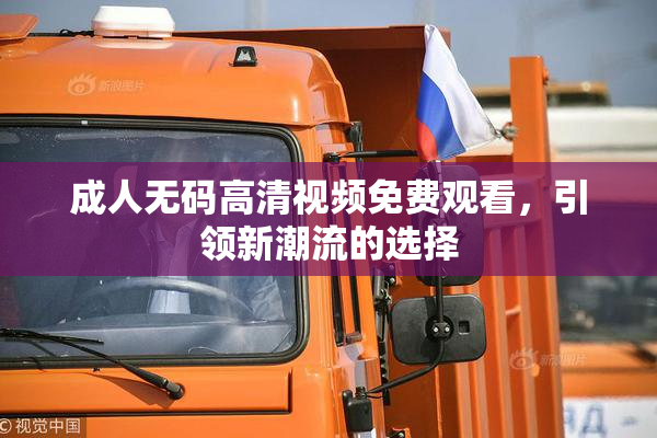 成人无码高清视频免费观看，引领新潮流的选择