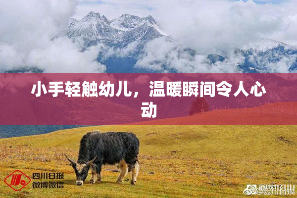 小手轻触幼儿，温暖瞬间令人心动