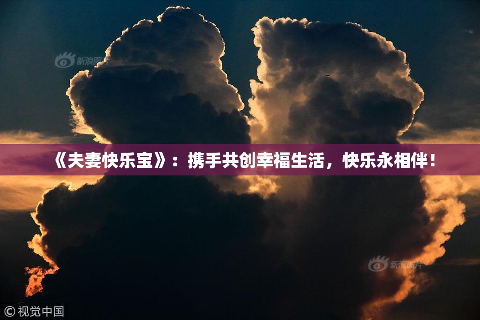 《夫妻快乐宝》：携手共创幸福生活，快乐永相伴！