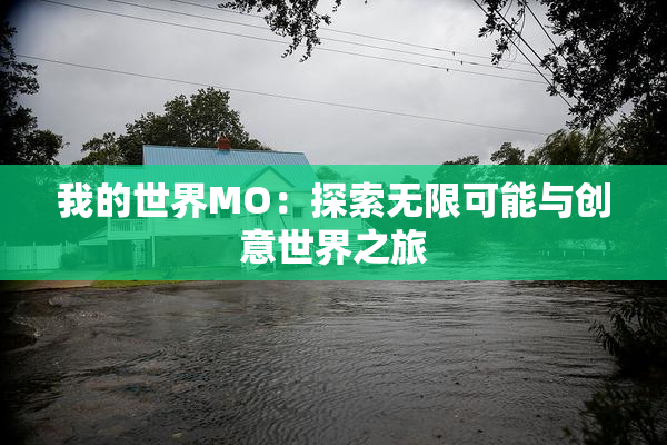 我的世界MO：探索无限可能与创意世界之旅
