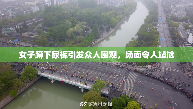 女子蹲下尿裤引发众人围观，场面令人尴尬