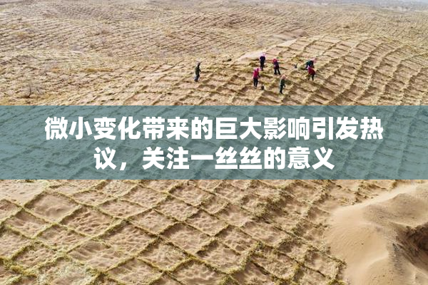 微小变化带来的巨大影响引发热议，关注一丝丝的意义