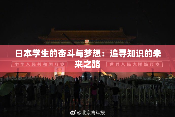 日本学生的奋斗与梦想：追寻知识的未来之路