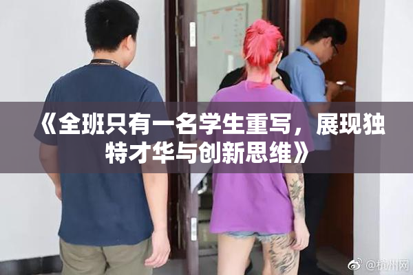 《全班只有一名学生重写，展现独特才华与创新思维》