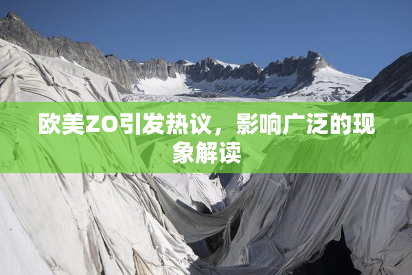 欧美ZO引发热议，影响广泛的现象解读