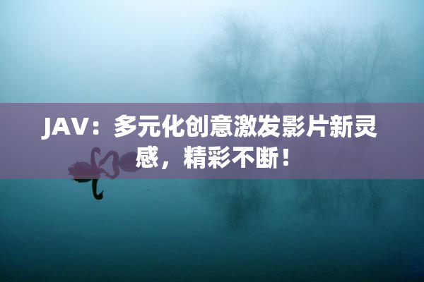 JAV：多元化创意激发影片新灵感，精彩不断！