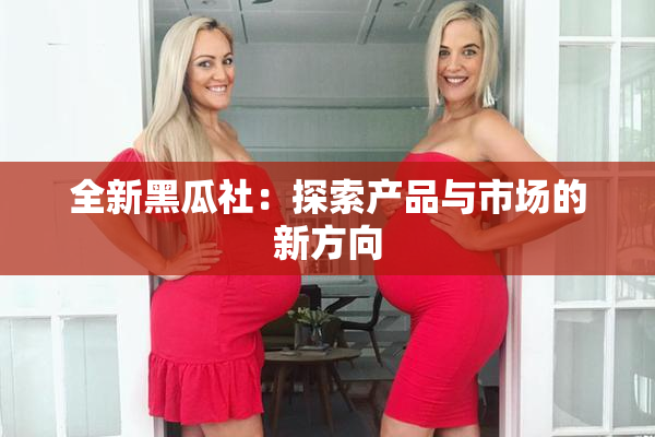 全新黑瓜社：探索产品与市场的新方向