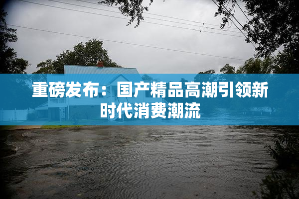 重磅发布：国产精品高潮引领新时代消费潮流